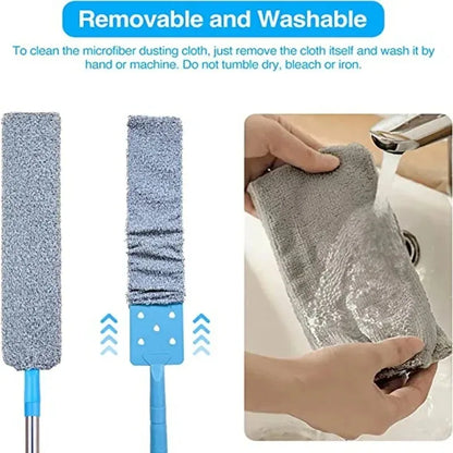 Telescopic Duster Brush – Long-Handle Gap Cleaner for Bedside & Sofa, Dust Removal Tool