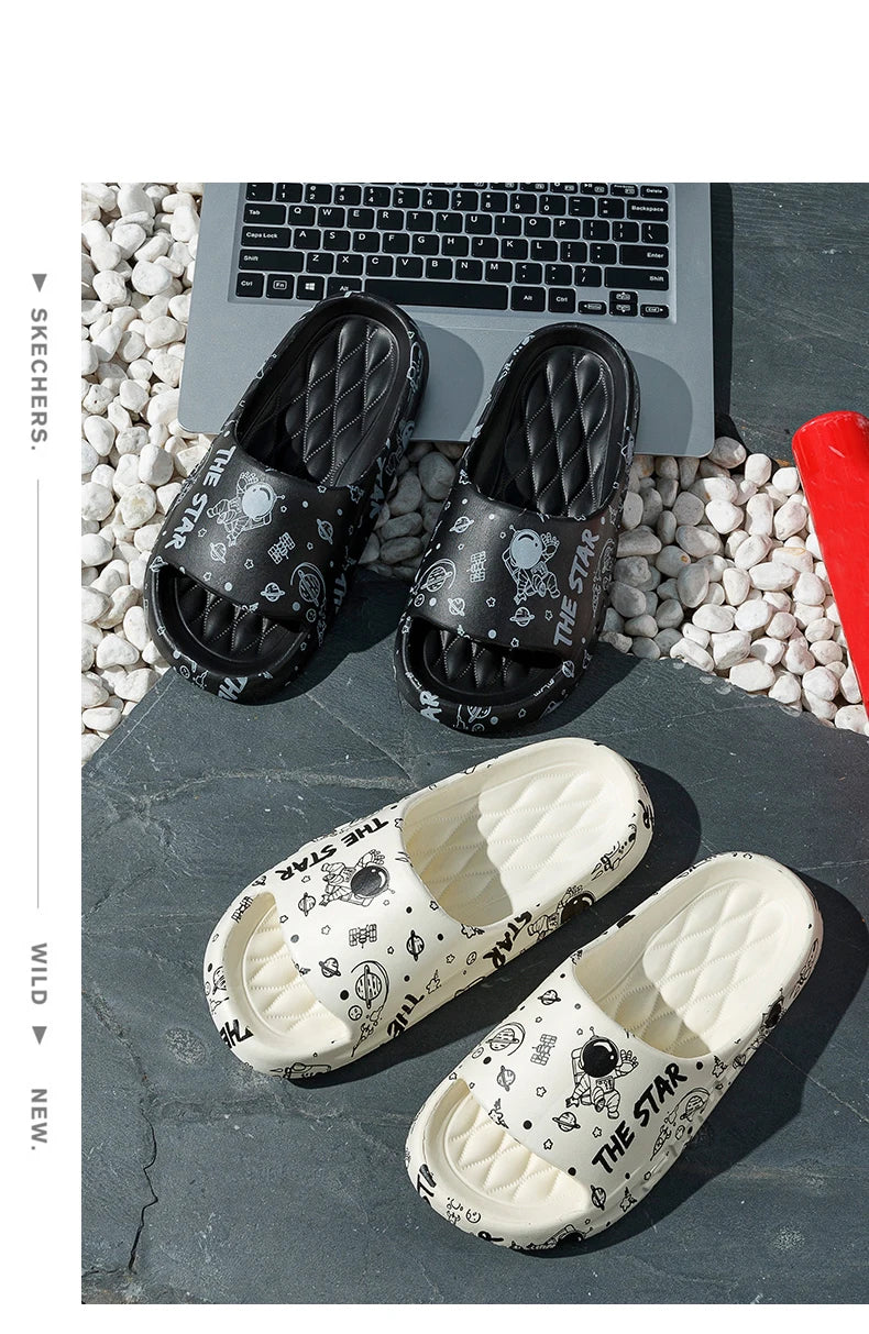 Slippers for Women: Summer Outdoor, Indoor Home, Bathroom + Non-Slip