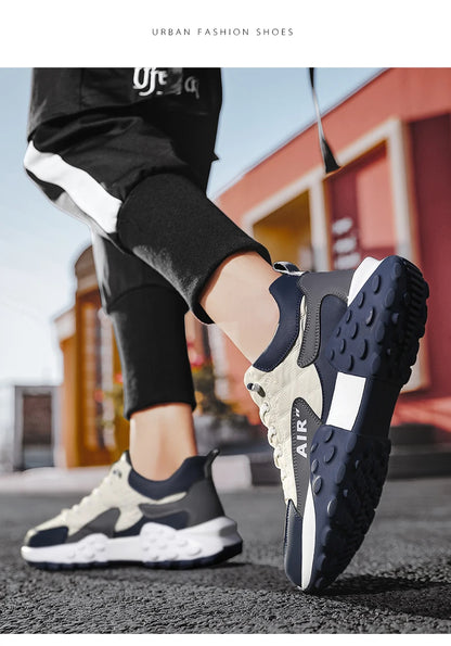 Men’s Luxury Chunky Sneakers — Casual Running Shoes for Everyday Style