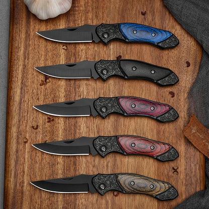 Portable Folding Knife – Outdoor Camping, Stainless Steel, Compact Mini Utility