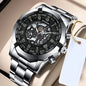 Men’s Mechanical Watch – Automatic Movement, Calendar, Waterproof, Large Dial