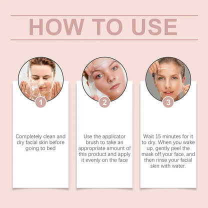 Collagen Overnight Wrapping Facial Mask — Korean Night Care, Deep Hydration, 75ml