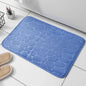One-Piece Embossed Fiber Carpet — Anti-Slip Pebble Mat for Home