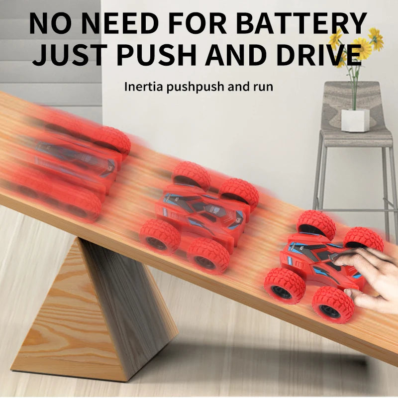 Safe Kids’ Pull-Back Car – Inertia Motion, Fall-Resistant Toy Vehicle