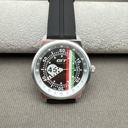 F1-Style Men’s Watch — Silicone Band, Quartz Movement, 2022 Relogio