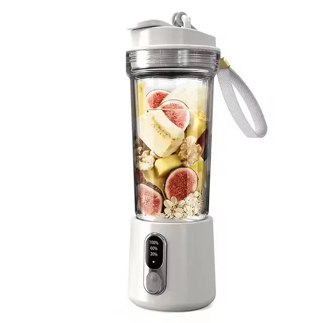 500ml Wireless Portable Juicer — USB Rechargeable, Intelligent Juice Cup, Mini Blender for Kitchen & Camping