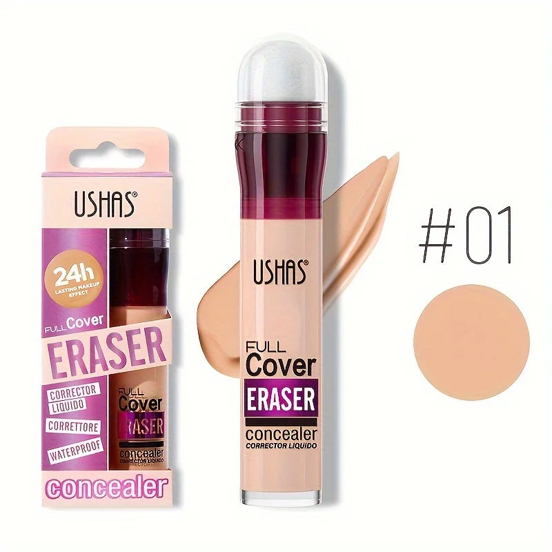 Sponge Head Concealer for Dark Circles & Skin Issues — Long-Lasting Moisturizing Foundation