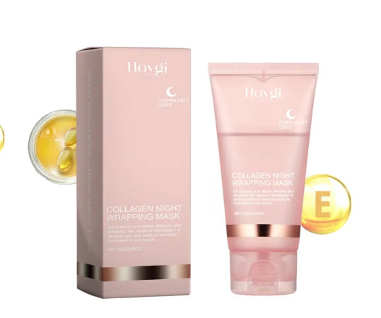 Collagen Overnight Wrapping Facial Mask — Korean Night Care, Deep Hydration, 75ml