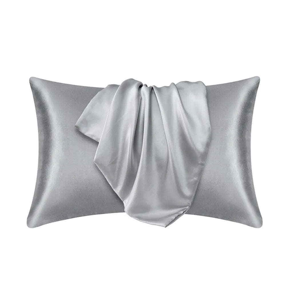 JuwenSilk Silk Pillowcase (Queen) – Natural Mulberry Silk, Smooth, Gentle on Hair & Skin