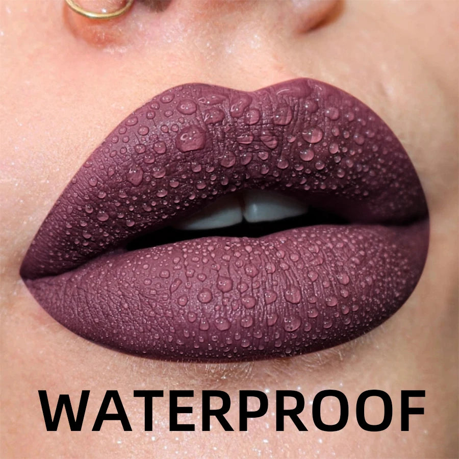 Matte Velvet Lip Gloss Collection – 19 Colors (Waterproof Liquid Lipstick & Lip Gloss)