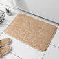 One-Piece Embossed Fiber Carpet — Anti-Slip Pebble Mat for Home