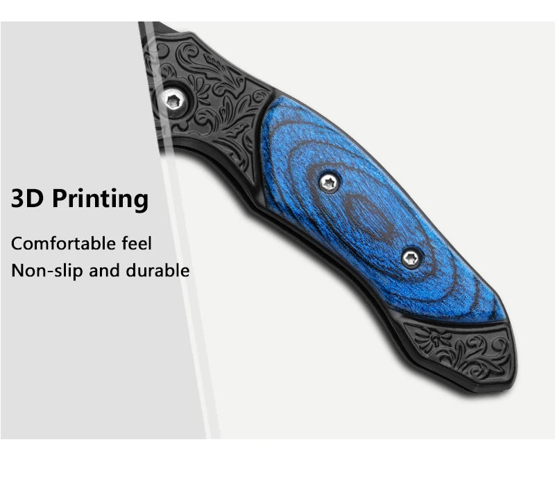 Portable Folding Knife – Outdoor Camping, Stainless Steel, Compact Mini Utility