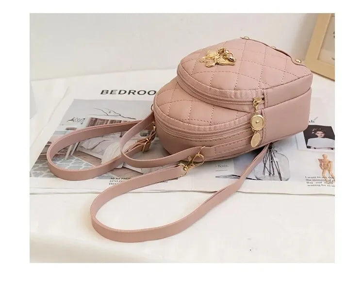 Ladies’ Fashion Backpack by Rilibegan — Ins New Style, Mini Crossbody/Backpack