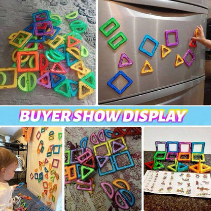 STEM Learning Magnetic Blocks — Medium DIY Construction Toys