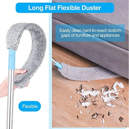 Telescopic Duster Brush – Long-Handle Gap Cleaner for Bedside & Sofa, Dust Removal Tool