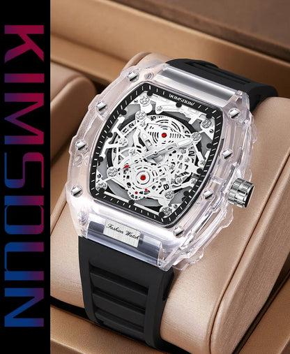 Fashionable Men’s Watch — BK134 Barrel Design, Waterproof Sports Clock