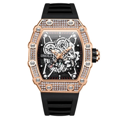 New ONOLA Men’s Watch 2022: diamond-inlay, quartz accuracy, waterproof.