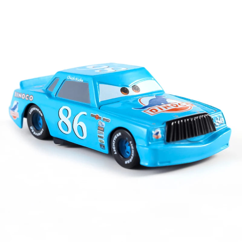 Cars 1:55 Die-Cast Toy Cars (Disney Pixar) – Lightning McQueen, Chick Hicks, The King, Jackson Storm