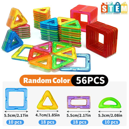STEM Learning Magnetic Blocks — Medium DIY Construction Toys