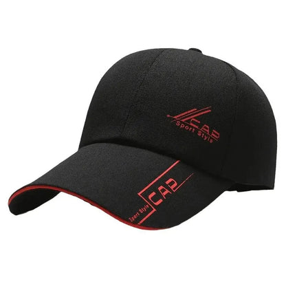 Men’s Summer Long-Brim Hat — Baseball Cap, Outdoor Sun Shield, Fishing & Hiking