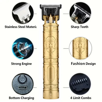T9 Professional Hair Clipper for Men – Electric Cutting Machine, Rechargeable Barber Shaver