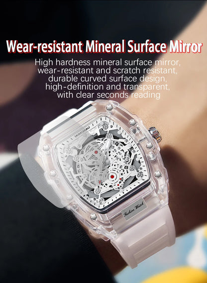 Fashionable Men’s Watch — BK134 Barrel Design, Waterproof Sports Clock